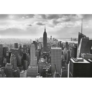 KOMAR Papiertapete NYC Black And White 368 x 254 cm