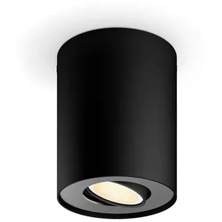 Philips HUE Led-Strahler , Schwarz , Metall , 12x10.3x10.3 cm , Lampen & Leuchten, Innenbeleuchtung, Spots & Strahler, Deckenspots