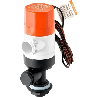 Lebendfischbehälter-Pumpe für Boote, 12 V, 800 GPH, Belüfterpumpe, gerade, 2 Einlässe