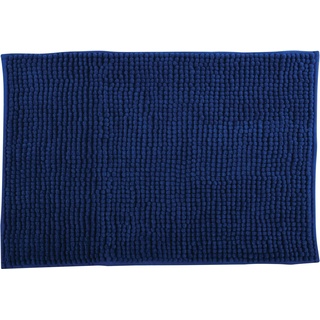 MSV Chenille 60 x 90 cm blau