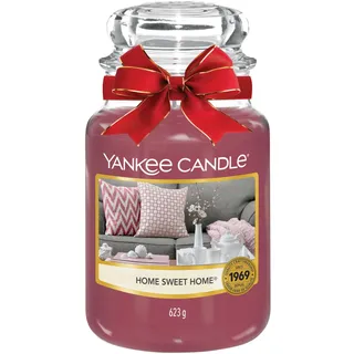 Yankee Candle Duftkerze im Glas (groß) | Home Sweet Home | Brenndauer bis zu 150 Stunden