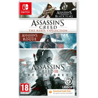 Assassin's Creed Bundle: The Rebel Collection + Assassin's Creed III (Code in a Box) - Nintendo Switch - Action - PEGI 18