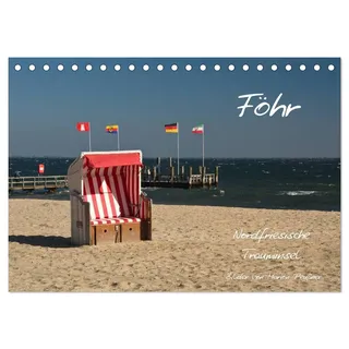 Föhr - Nordfriesische Trauminsel (Tischkalender 2026 DIN A5 quer), CALVENDO Monatskalender: Impressionen von der Nordseeinsel Föhr (CALVENDO Natur)