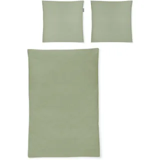 IRISETTE Easy 8517 unifarben grün 135 x 200 cm + 80 x 80 cm