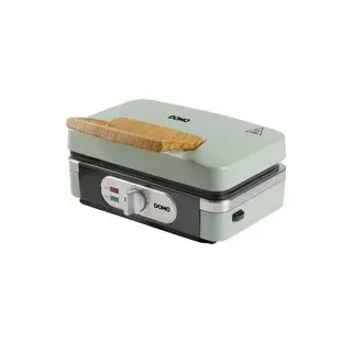 DOMO SANDWICH-WAFFLE-GRILL 3-IN-1 Waffeleisen Salbei-Grün