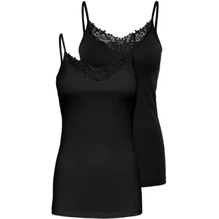 ONLY Longtop »ONLLULU LACE SINGLET 2PACK CS JRS« Packung, 2 Stk.