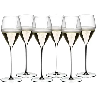 Riedel Glas Veloce Champagnerglas 0,327 l 6-tlg.