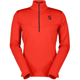 Scott Defined Light Fleece Mit Halbem Reißverschluss - Turbo Red - S