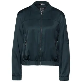 STREET ONE Damen A212259 Satin-Blouson, Hunter Green, 34
