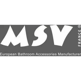 MSV Zahnputzbecher Zahnbürstenhalter Houston 2-er Set 7,3 x 10,3 cm Weiß - Weiß