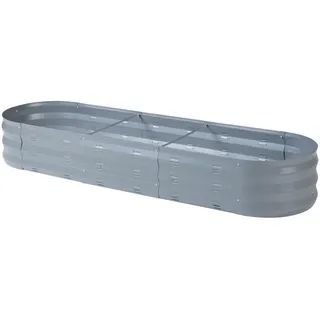 [casa.pro] Alfedena Pflanzbeet 171 x 50 x 25 cm Anthrazit