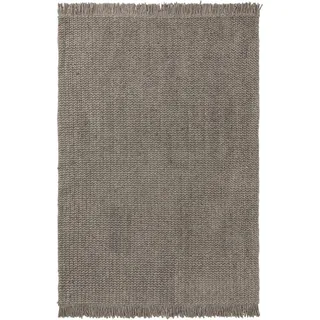 benuta Pure Wollteppich Velma Grau 200x300 cm , Textil , Grafikmuster , Rechteckig , 200x300 cm , pflegeleicht , Teppiche und Böden, Teppiche, Schafwollteppiche