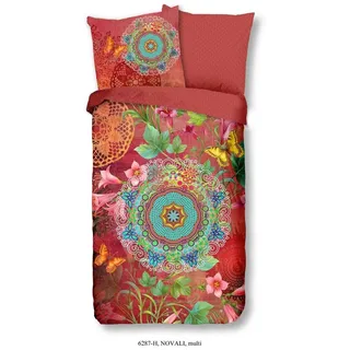 HIP Novali Blumen/Mandala Rot 135 x 200 cm + 80 x 80 cm