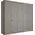 Drehtürenschrank Göteborg 246,3 x 216 x 58 cm Grau