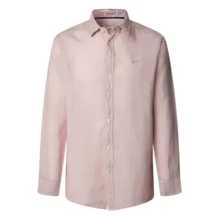 Pepe Jeans für Herren. PM308844 Arnau rosa Hemd (XL), Lässig, Leinen, Langarm