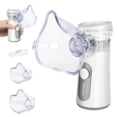 Inhalationsgerät Tragbar, Paysoonor Inhalator Vernebler Kabellos für Erwachsene und Kinder Tragbar Inhaliergeräte für Atemwegserkrankungen