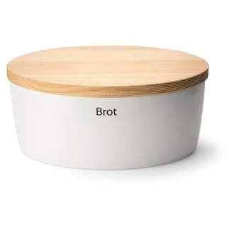 Continenta Brotkasten Keramik Weiß