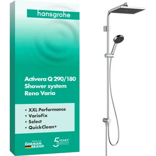 Hansgrohe Activera Q Showerpipe 290/180 1jet EcoSmart Chrom 28757000