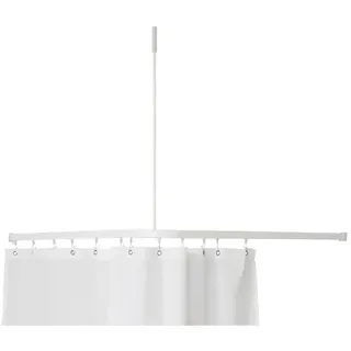 Van Der P Profil 2001 l-shaped shower rail 90x90 cm white