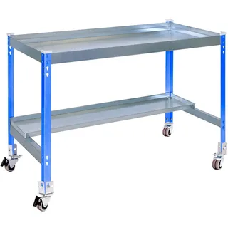 Beistelltisch mit Rollen, 900 x 600 cm, Blau/Galva