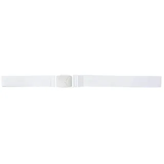PUMA Herren Ultralite Stretch Belt Grtel, Bright White, Einheitsgröße