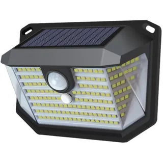 LUXULA Solarleuchte Kunststoff 5,8 cm inkl. PIR-Lichtsensor schwarz
