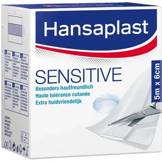 BEIERSDORF Hansaplast Sensitive Heftpflaster weiß 5 m x 6 cm 1 St.
