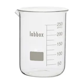 Labor Glasbecher mit Ausguss, (Boro 3.3). Messbecher (1000ml, 1)