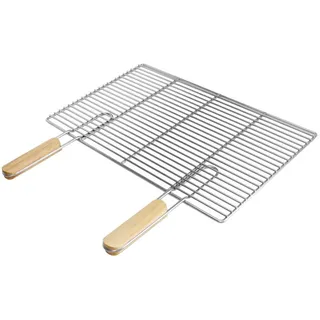 ECD-Germany Grillroste , Silberfarben , Metall , Rechteckig , 34x54 cm , Grills, Grillzubehör