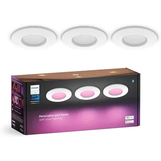Philips Slim Downlight 90 mm 3er-Pack rund Weiß