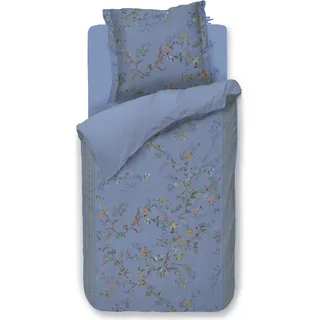 Pip Studio Perkal-Bettwäsche-Garnitur Bustani Farbe Blau Größe 135x200+80x80 - Blau