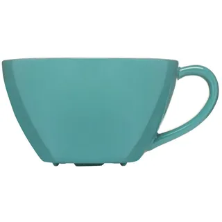 Tee- Jumbotasse Keramik Türkis 700 ml
