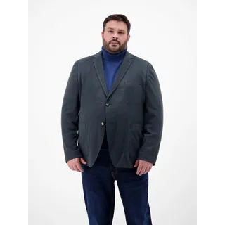 Jerseysakko LERROS "Herren Sakko in Twillqualität, 3XL bis 6XL", Herren, Gr. 68, grau (classic navy), 71% Polyester, 27% Viskose, 2% Elasthan, Sakkos Jerseysakko