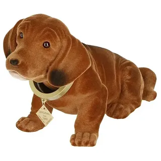 rakso kunststofferzeugnisse 563014 Wackeldackel (L x B) 30cm x 10cm Braun