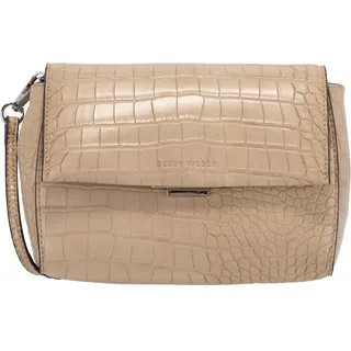 GERRY WEBER Umhängetasche Festive Croco Shoulderbag Sahara beige - Beige