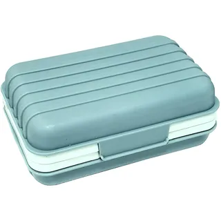 Seifenschale mit Deckel, Reise-Seifenetui, Abtropfseifenhalter, tragbare Seifenbox für Reisen, Camping, Dusche, Badezimmer Lofekea