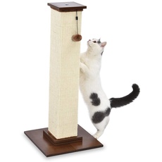 Amazon Basics – Hoher Katzen-Kratzbaum, groß, hochwertig, 41 x 89 x 41 cm, Holz