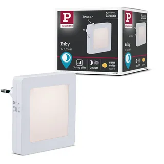 Paulmann Esby 92493 LED-Nachtlicht Quadratisch LED Warmweiß Weiß