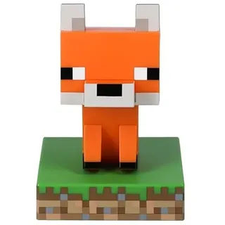 Paladone Minecraft Offiziell lizenziertes Fuchs freistehendes Schreibtischlicht, Spielzimmer-Dekor und Merchandise für Jungen und Mädchen, Nachtlicht Geschenk Zubehör für Spielzimmer und Schlafzimmer