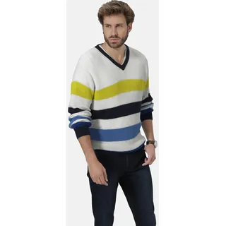 Babista V-Ausschnitt-Pullover »Pullover STILOMARE« 1 Stk. tlg. mit V-Ausschnitt, weiß