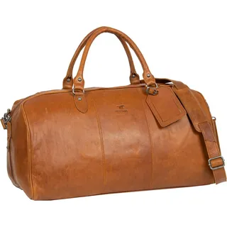 MUSTANG Leder Reisetasche Catania Travel Bag Cognac braun - Braun