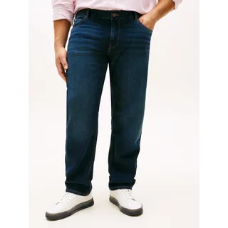 Regular-fit-Jeans "BT-REGULAR MADISON", Herren, Gr. 50, Länge 34, jasper indigo, Denim/Jeans, Obermaterial: 79% Baumwolle, 20% Polyester, 1% Elasthan, TOMMY HILFIGER BIG & TALL, regular fit, Jeans Regular-fit-Jeans, Große Größen, mit dezenten Used-Effekten