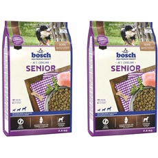 Bosch HPC Senior | Hundetrockenfutter für ältere Hunde Aller Rassen | 1 x 2.5 kg (Packung mit 2)