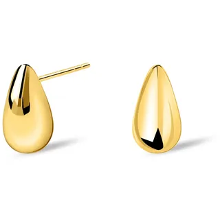Paar Ohrstecker LIEBESKIND BERLIN "Schmuck Geschenk Edelstahl Ohrringe The Mini Drop Tropfen", gold (gelbgoldfarben), Ohrringe, Damen, Edelstahl, Paar Ohrstecker