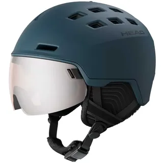 Head Radar Helm Mit Visier - Nightpetrol - 60-63 cm - Silver/Red/CAT2