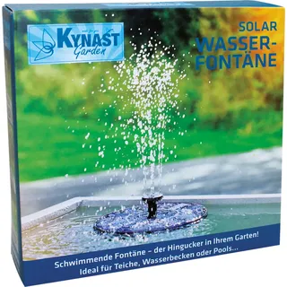 Solar Wasserfontäne Springbrunnen Teichpumpe mit 3 Effekte - Schwarz
