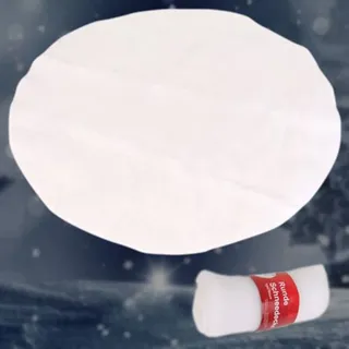 Buri Weihnachtsbaumdecke Ø100cm Schneedecke Christbaum Unterlage Vliesdecke Dekodecke