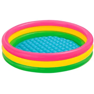 Intex 57412NP - Sunset Glow Baby Pool, 3-Ring, ø 114 x 25 cm