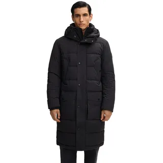 STRELLSON Wintermantel Crasher (Steppmantel, wind- und wasserabweisend) schwarz Herren