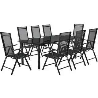 Juskys Milano Set 9-tlg. Dunkelgrau